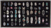 ESTATE COLLECTION OF STERLING RINGS:
