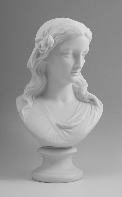 COPELAND PARIAN BUST OF A WOMAN ''SPRING'':