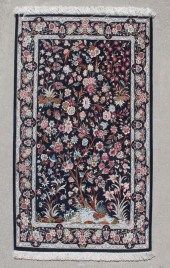 MODERN PERSIAN QUM HAND KNOTTED 1492aa