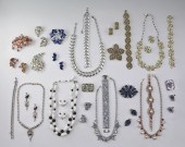 SIGNED VINTAGE COSTUME JEWELRY: To include