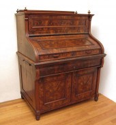 19TH CENTURY HIGH VICTORIAN ROLL TOP