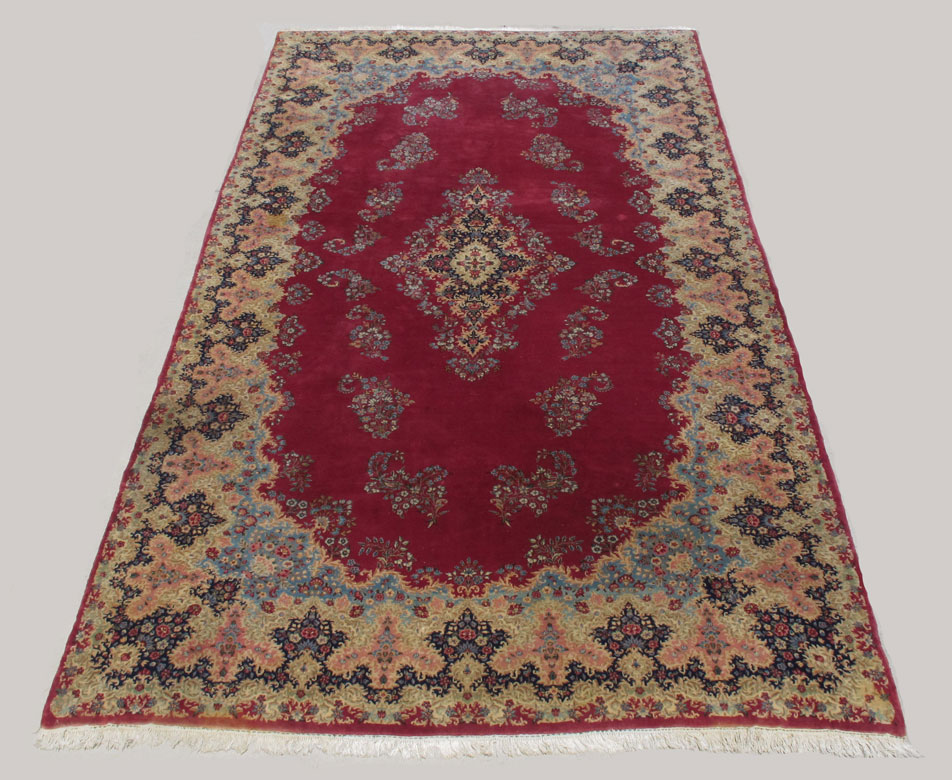 SEMI ANTIQUE PERSIAN HAND KNOTTED 14772a