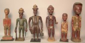 GROUP OF SIX WEST AFRICAN COLON ART