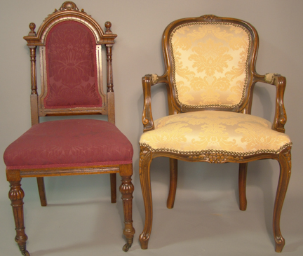TWO CHAIRS INCLUDING ONE VICTORIAN 147a14