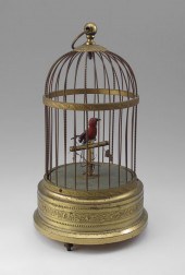 SINGING BIRD AUTOMATON: Red feather