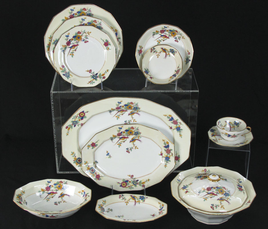CHARLES AHRENFELDT FRENCH LIMOGES CHINA SERVICE: