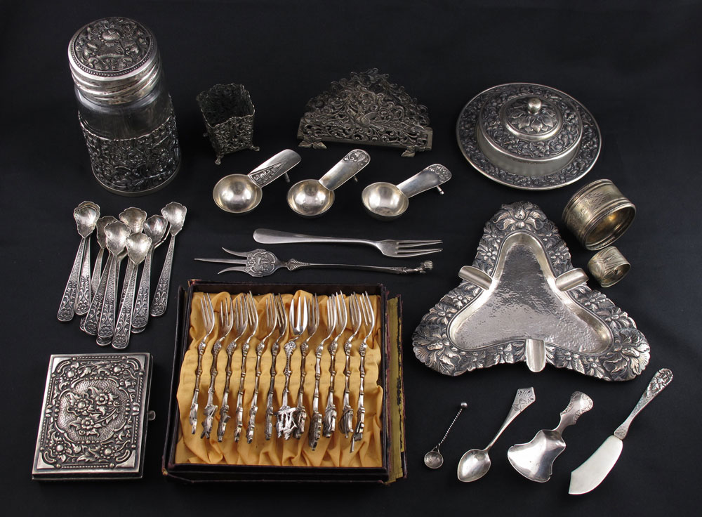 COLLECTION OF CONTINENTAL SILVER 147be0