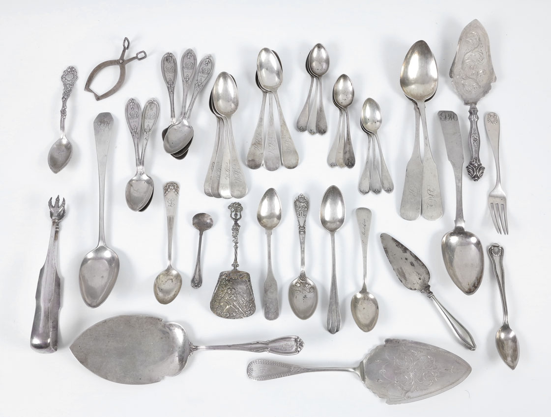 ASSEMBLED COLLECTION OF STERLING 147d34
