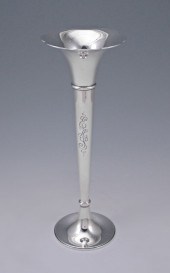 TIFFANY & CO. STERLING BUD VASE: Weighted