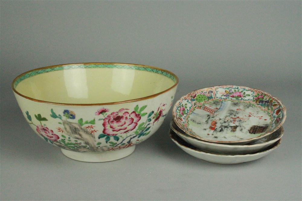 CHINESE FAMILLE ROSE PUNCH BOWL 147f8f