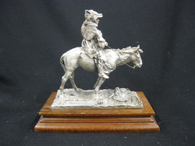 Chilmark Pewter Figurine ''Crow Scout'' by