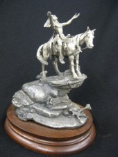 Chilmark Pewter Figurine of Indian on