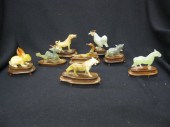 Collection of 8 Carved Jade Figurines