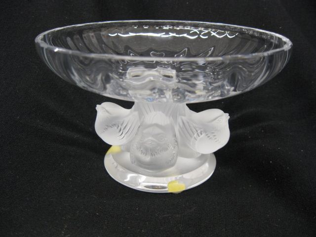 Lalique Crystal Compote frosted 14b0b2