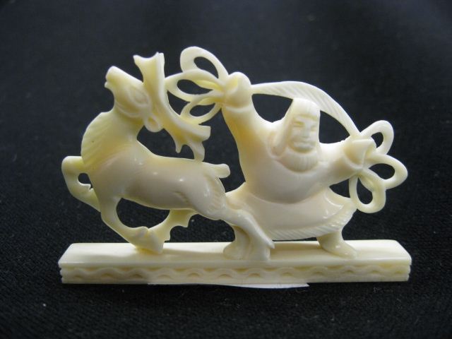 European Carved Ivory Figurine 14b172