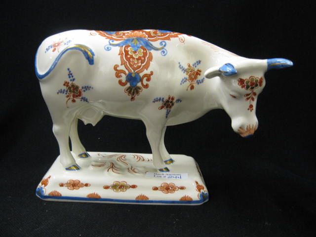 Delft Porcelain Figurine of a Cow 14b721