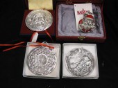 3 Sterling Silver Christmas Ornamentsby