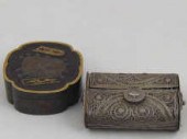 A Middle Eastern filigree cheroot case