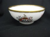 Samson Porcelain Export Style Bowl crest
