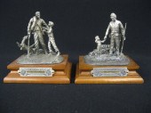 2 Chilmark Pewter Figurines The Farewell