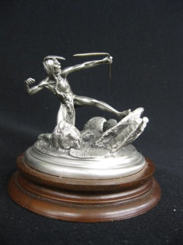 Chilmark Pewter Figurine ''Last Arrow'' artist