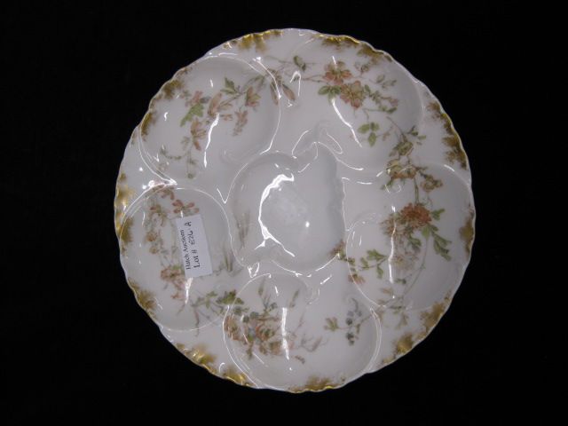 Haviland Limoges Porcelain Oyster Plate Victorian