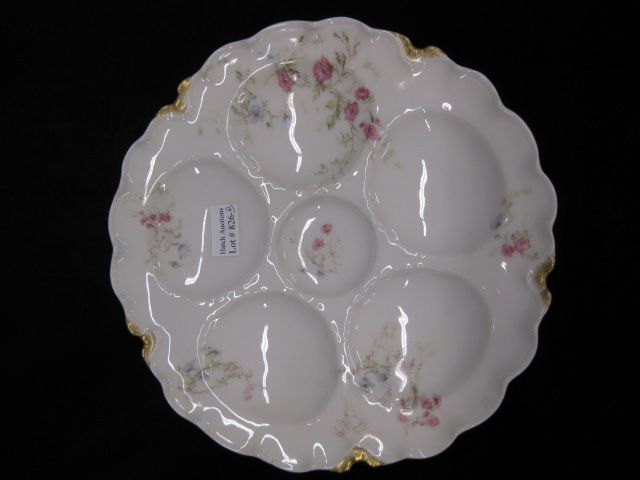 Haviland Limoges Porcelain Oyster Plate victorian