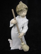 Lladro Porcelain Figurine Sweep 14a29b