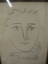 Pablo Picasso etching Pour Roby  14d1d5