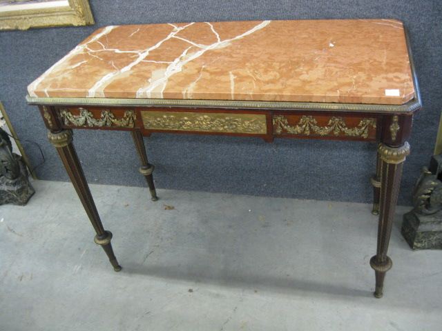 French Period Marble Top Writing 14d209