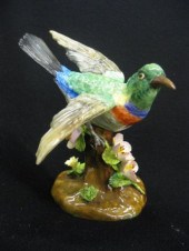 Crown Staffordshire Porcelain Bird Figurine