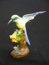 Crown Staffordshire Porcelain Bird Figurine