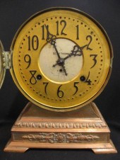 Seth Thomas Clock ships style on copper