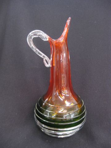 Murano Art Glass Vase ewer form 14d82c