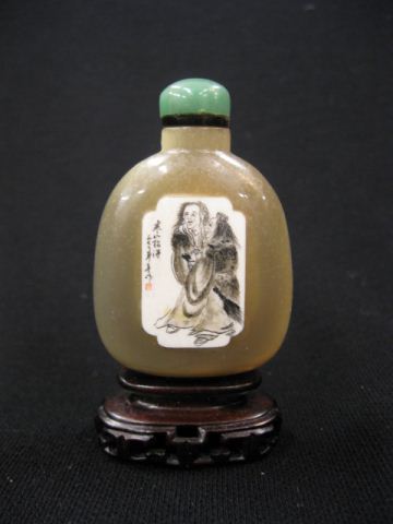 Chinese Snuff Bottle horn with 14d903