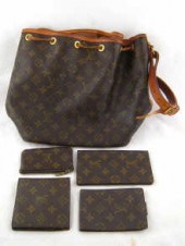 A Louis Vuitton shoulder bag together
