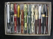 Lot of 12 Fountain Pens Related includes 14e256
