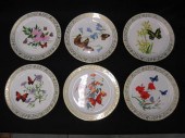 Set of 6 Lenox Bird & Butterfly Plates