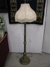 Japanese Champleve Floor Lamp Art Deco