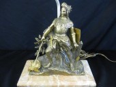 Victorian Bronze of a Knight superb