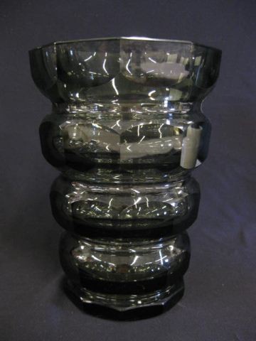 Moser Art Glass Vase Art Modern 14e6f9