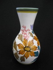 Gouda Art Pottery Vase handpainted 14c261