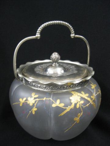 Victorian Satin Art Glass Biscuit 14c6e4