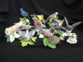 Collection of 10 Lenox Porcelain Bird