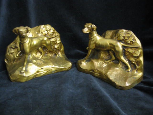 Jennings Brothers Bronzed Bookendswith