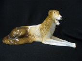 Royal Dux Porcelain Figurine of a Wolfhound
