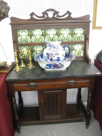Victorian Washstand marble top 14fa1e