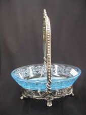 Victorian Silverplate Brides Bowl oval