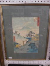 Hiroshige Japanese Woodblock Print 14fdc7