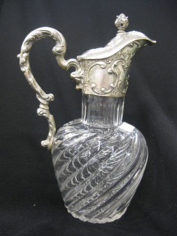 French Silver Crystal Claret 14fe35